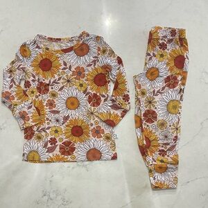 Posh Peanut Floral Kids Pajamas